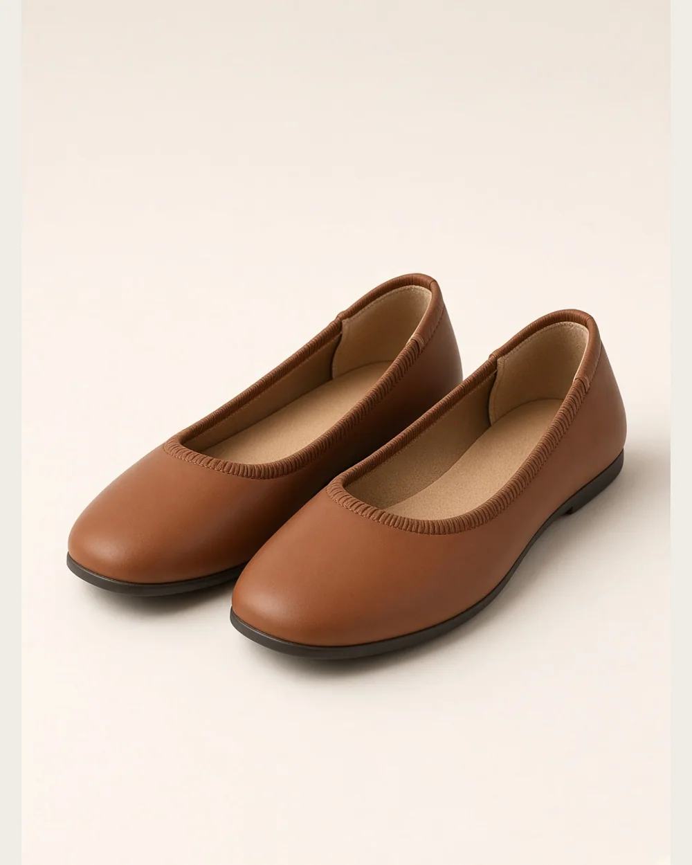 Cascade Ballet Flat in Cognac, Ballet Flats