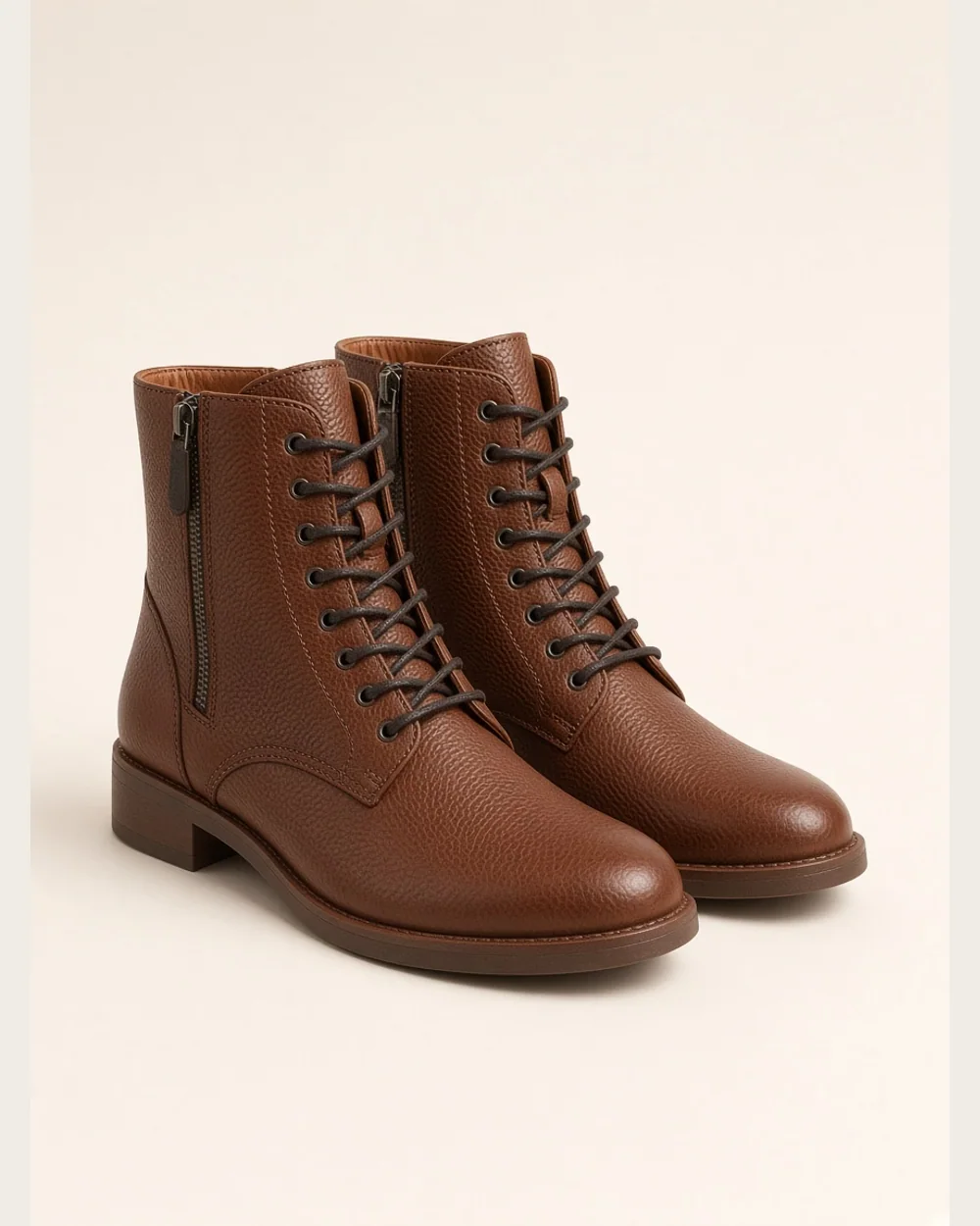 Coldwater Lace Boot in Chestnut, Ankle Boots